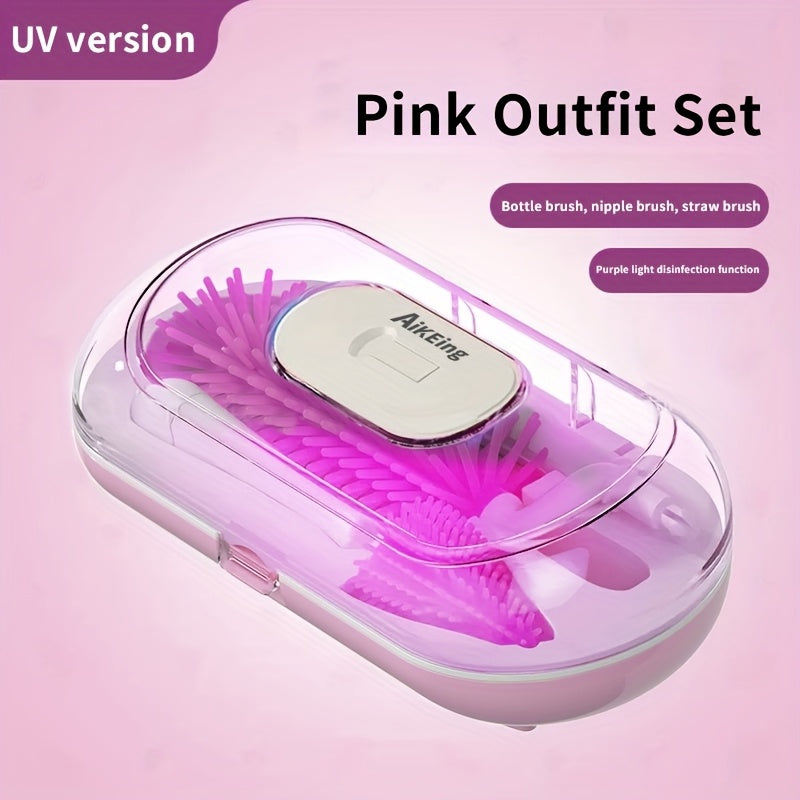 Electric Bottle Brush Set - USB Rechargeable Cleaning Kit