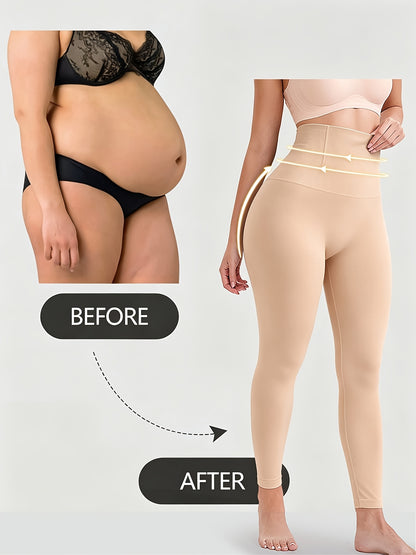 Plain Butt Lifting Comfy Stretchy Shaping Capri Pants, High Waist Tummy Control for yoga Pants, Capri Length Workout Leggings - For Women - Suitable For Yoga, Fitness & Everyday Wear - Perfect Gift For Women