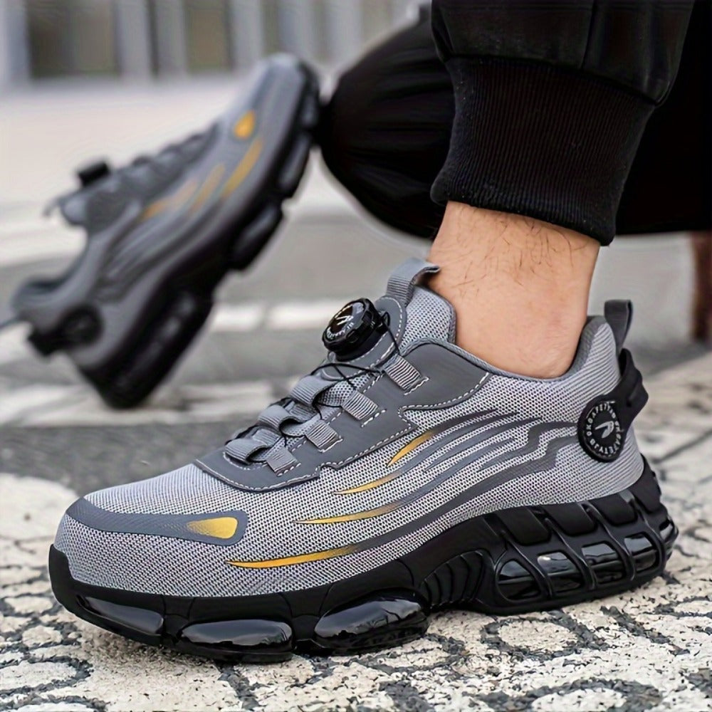 Unisex Work & Safety Shoes - Crush Resistant & Slip-On 610149