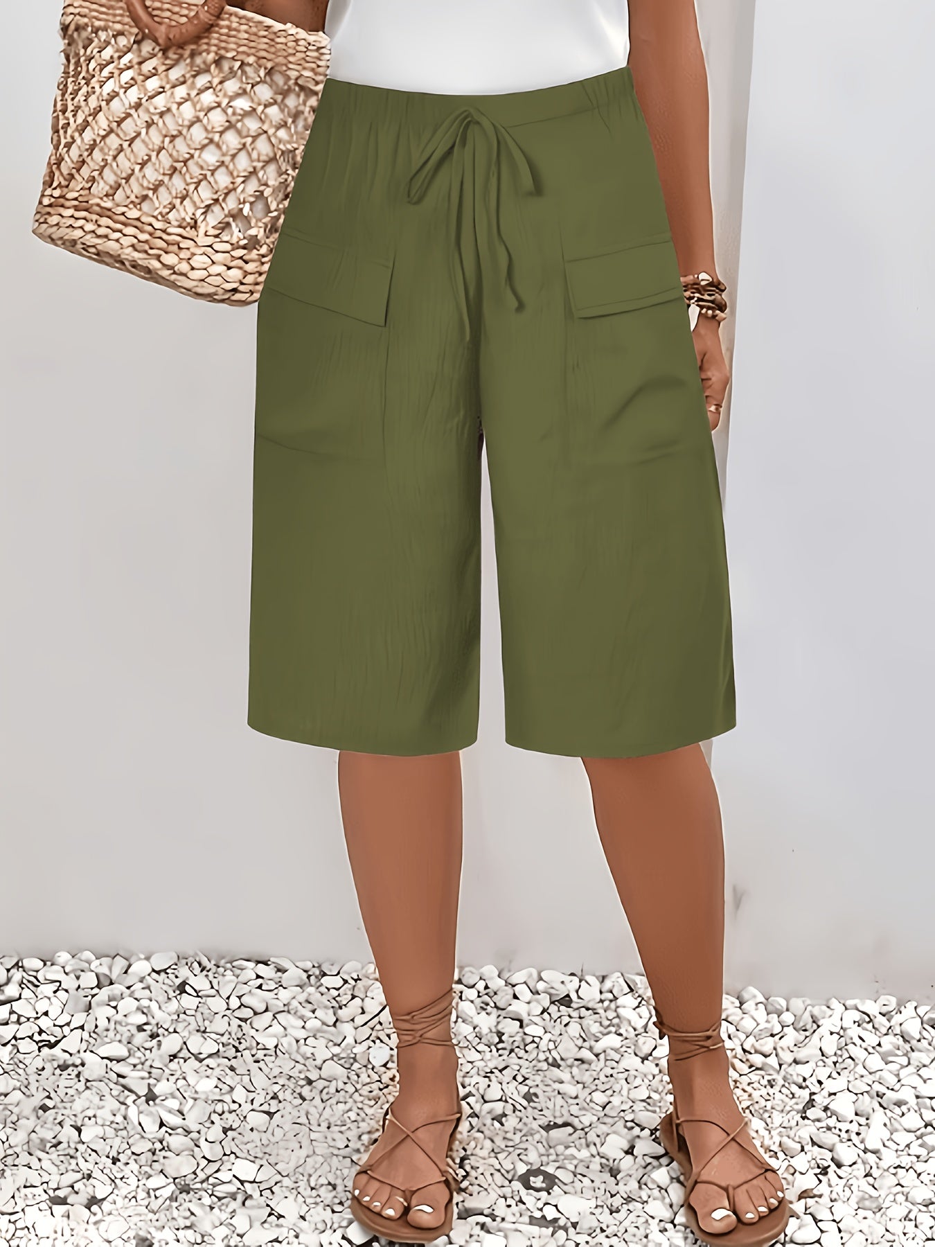 Women'S Short-Sleeve Outerwear with Pockets, Casual, Five-Panel Design