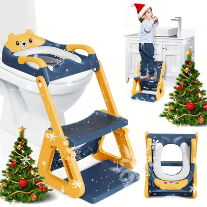 Potty Training Seat - Adjustable 2-In-1 Toilet Step