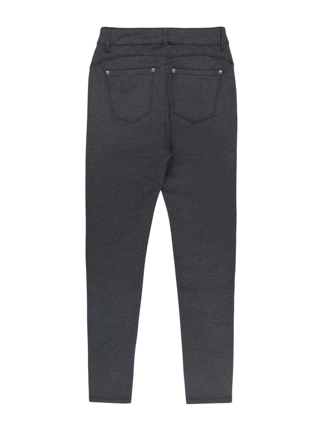 Women's Black High-Waisted Skinny Jeans - Stretchy Fabric, Button Accents, Multiple Pockets, Long Length, Casual Street Style, Allseason Pants, Casual Wear|Stylish Highwaist Jeans|Stretchy Fabric