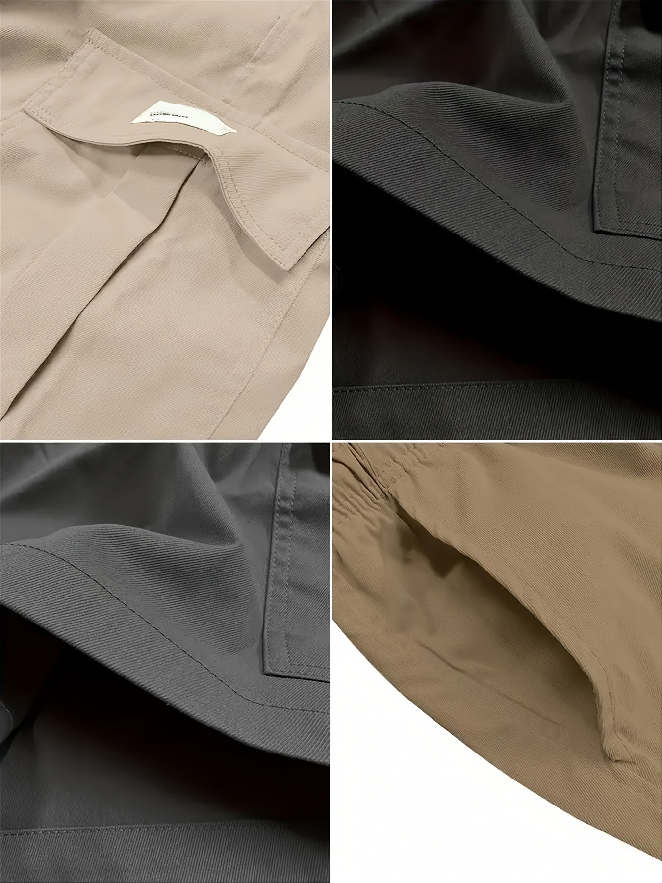 4pcs Men's Loose Fit Workwear Shorts with Large Pocket & 5-Pocket - Casual Athletic Outdoor Shorts Suitable for Gym, Basketball,, Summer Training Pants