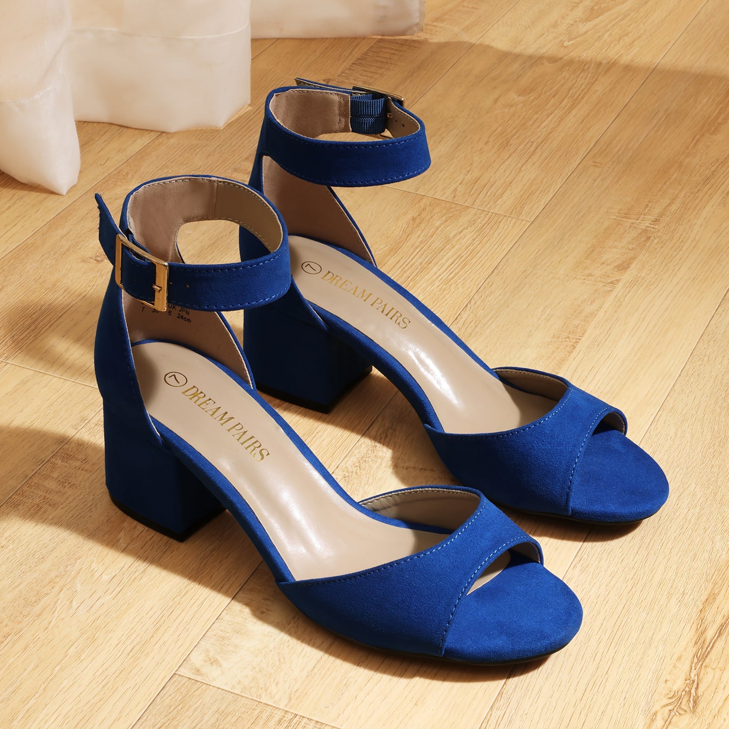 Womens Dress Sandals, Womens Chunkle Low Heel Pump Ankle Strap Dress Sandal, Elegant for Casual Occasions