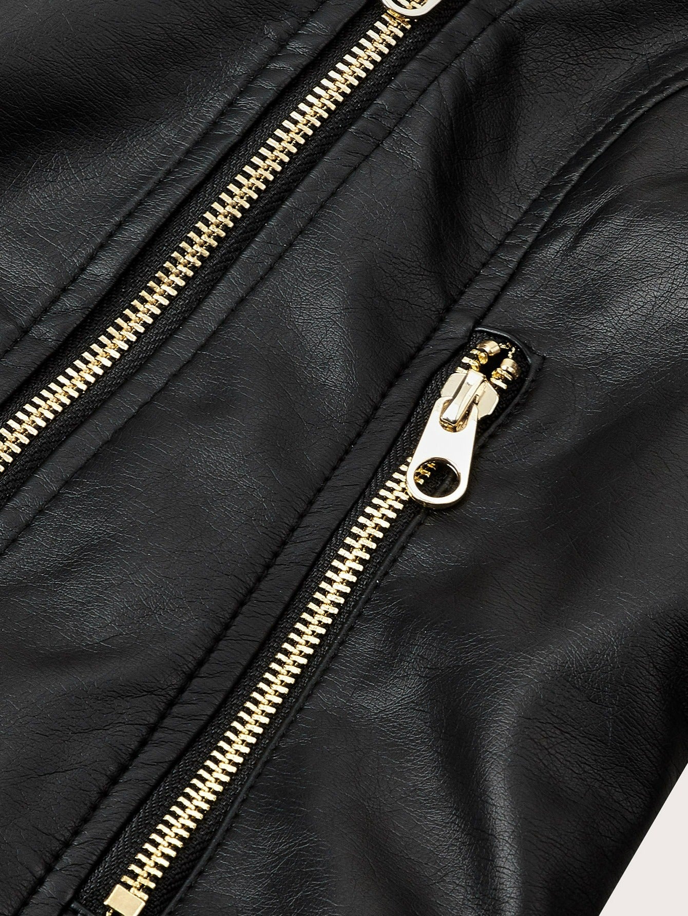 Women’s Faux Leather Moto Jacket – Chic, Edgy & Timeless