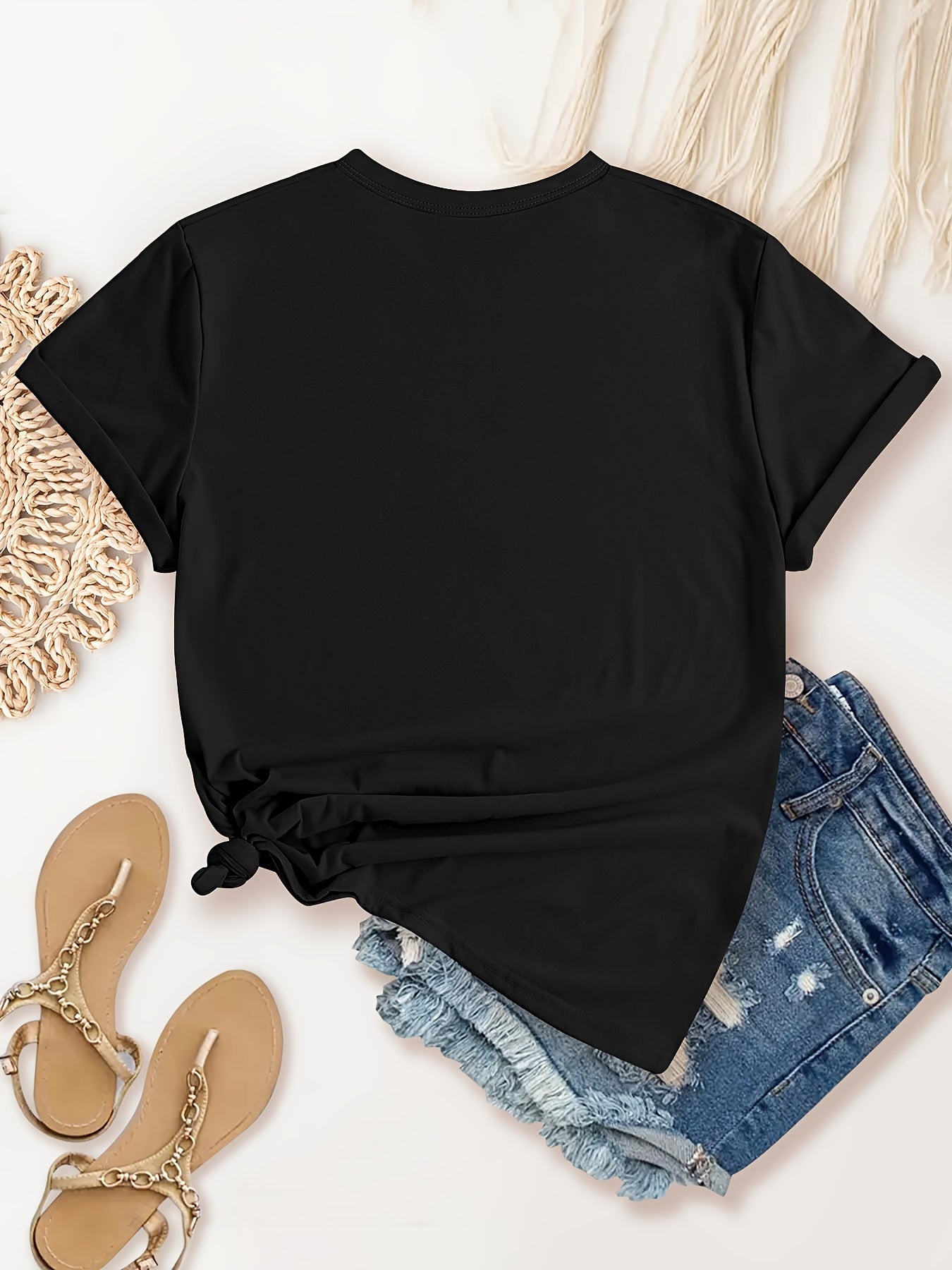 Women's Casual "Did You Know" Fun Knowledge T-Shirt- Loose Short Sleeve Round Neck Top, Suitable for Daily Wear, Spring and Summer Outfits, and Fun Science Clothing(Machine Washable)