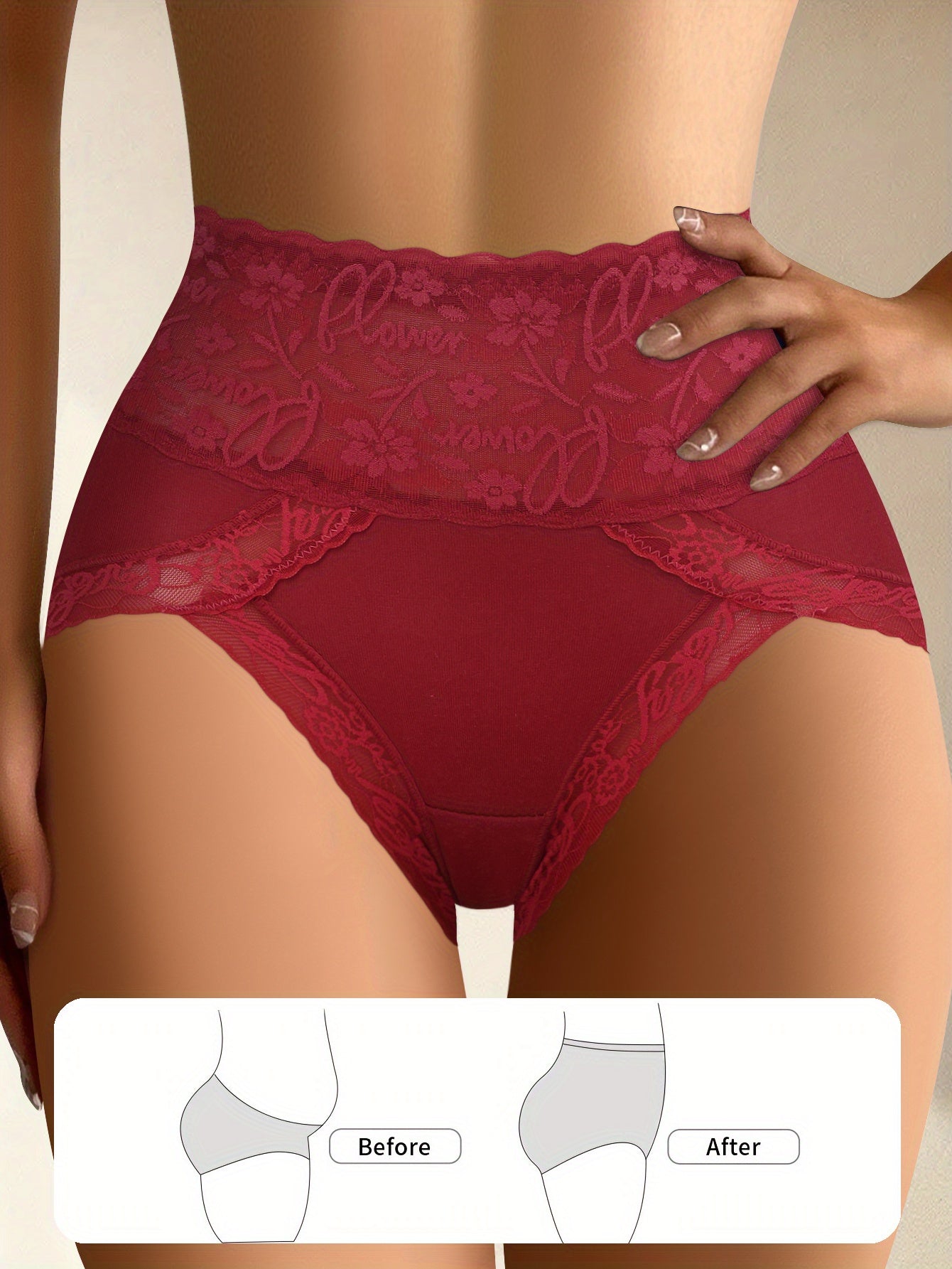 QUASTI 6pcs Women Underwear High Waist Tummy Control Panties- Seamless Butt Lifting Body Shaper, Soft Comfortable Breathable Fit, Everyday Wear Essential in Multi-color