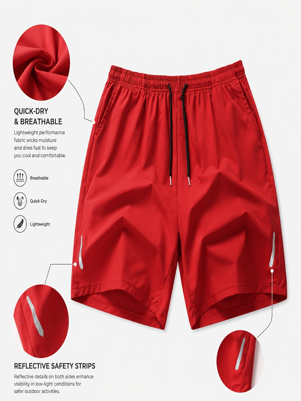 Men's Workout Shorts - Everyday Comfort 682917