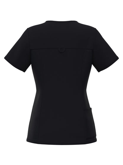 PandaFlex 4 Way Stretch Women Scrub Set Modern Fit V-Neck Top & Multi Pocket Pants 3371