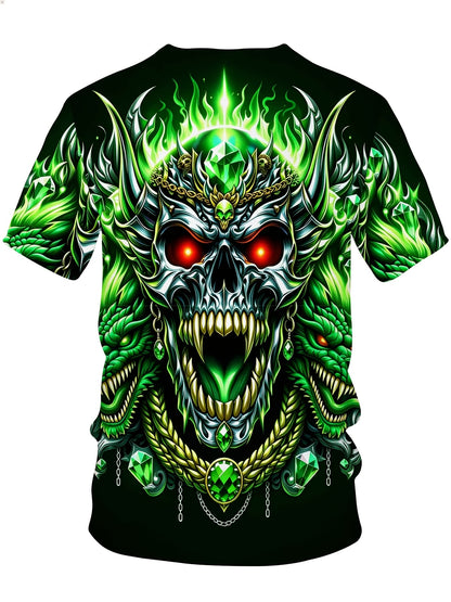 Men's Multicolor Printed Graphic T-Shirt - product view 38