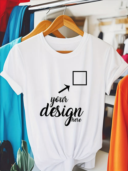 Women's Red Printed Short-Sleeve T-Shirt - product view 15