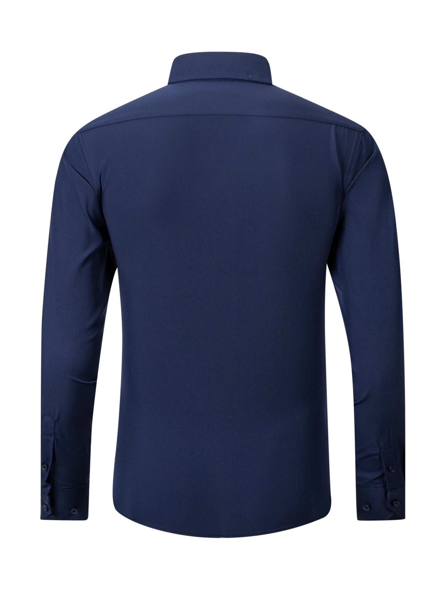 Men'S Long-Sleeve Shirt Made Of, Stretchy And Suitable for Business Attire, Wrinkle-Free Suit Shirt, Casual Short-Sleeve White Work Uniform