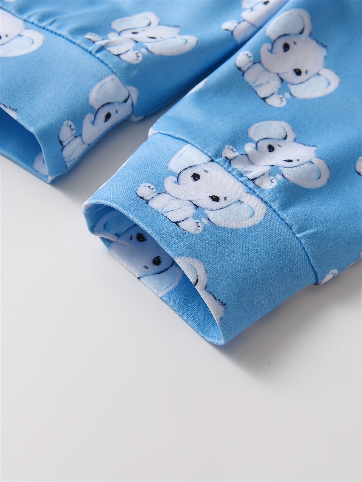 KuKitty Newborn Baby Boy Clothes Infant Boys Long Sleeve Cartoon Print Romper Pants Hat 3pcs Outfits Set