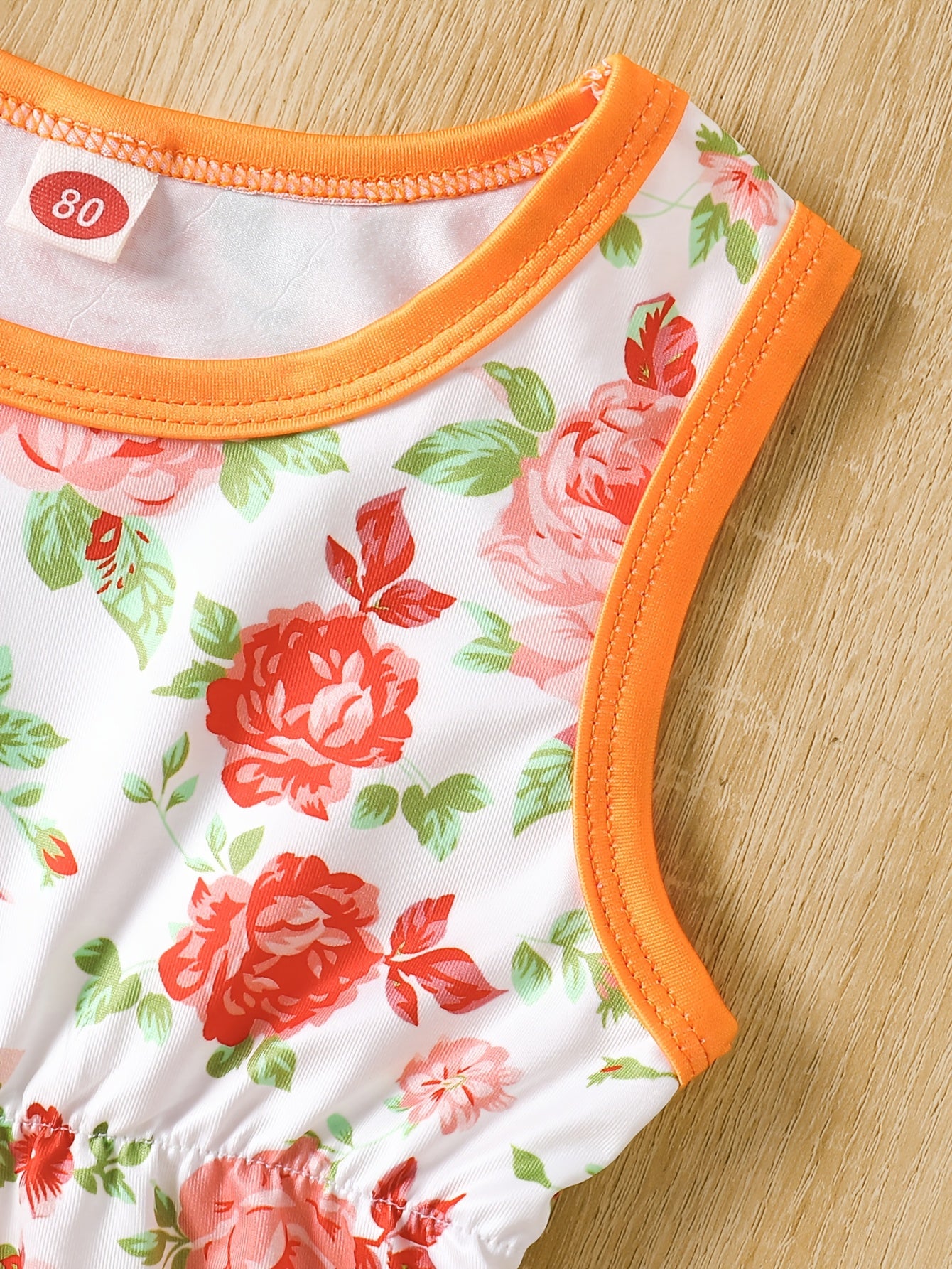 3pcs Cartoon Print Sleeveless Triangle Romper Suit + Headband for Girls, All-season, Polyester Knit Fabric, Regular Fit, Basic Style, for Outdoor, Perfect for Outdoor