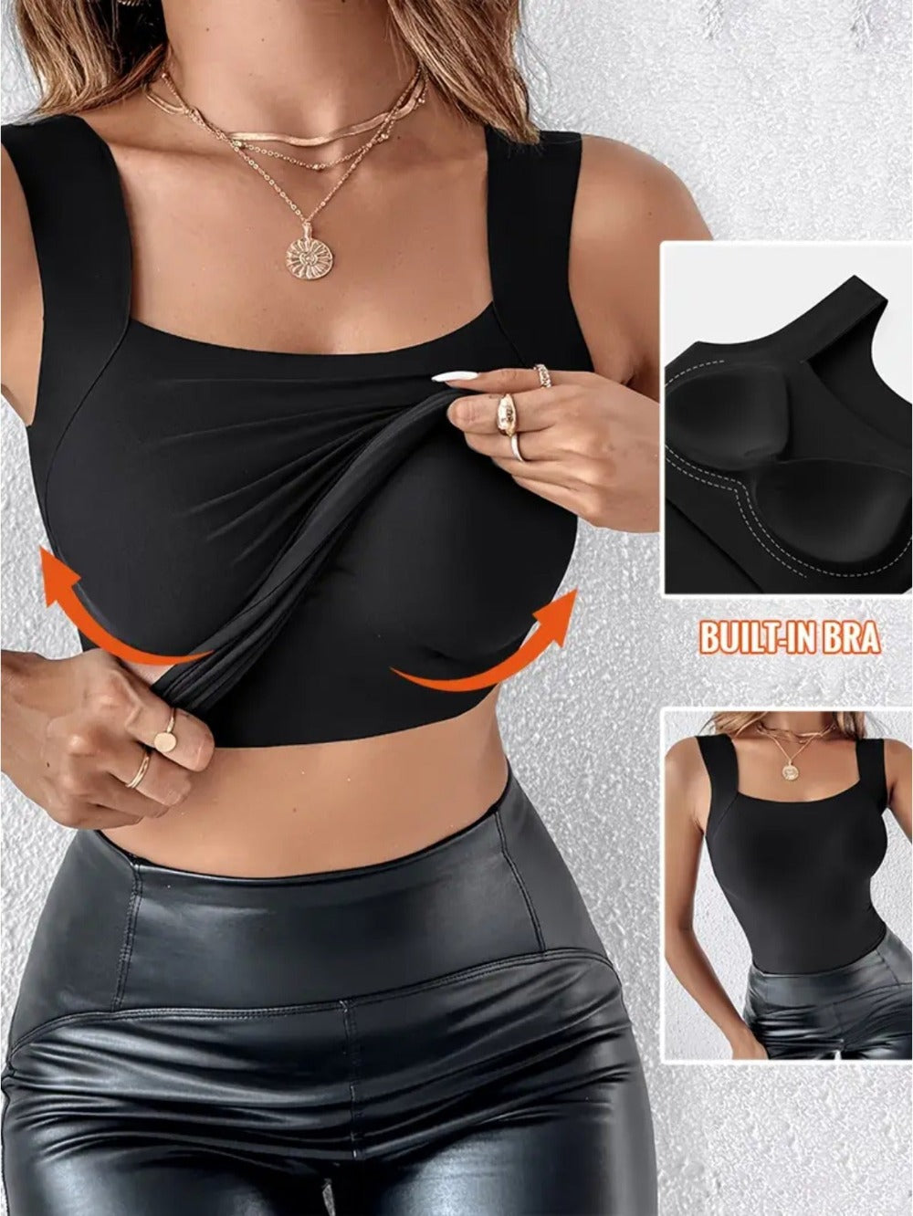 Women's Solid Color Tank Top - Sleeveless 445285