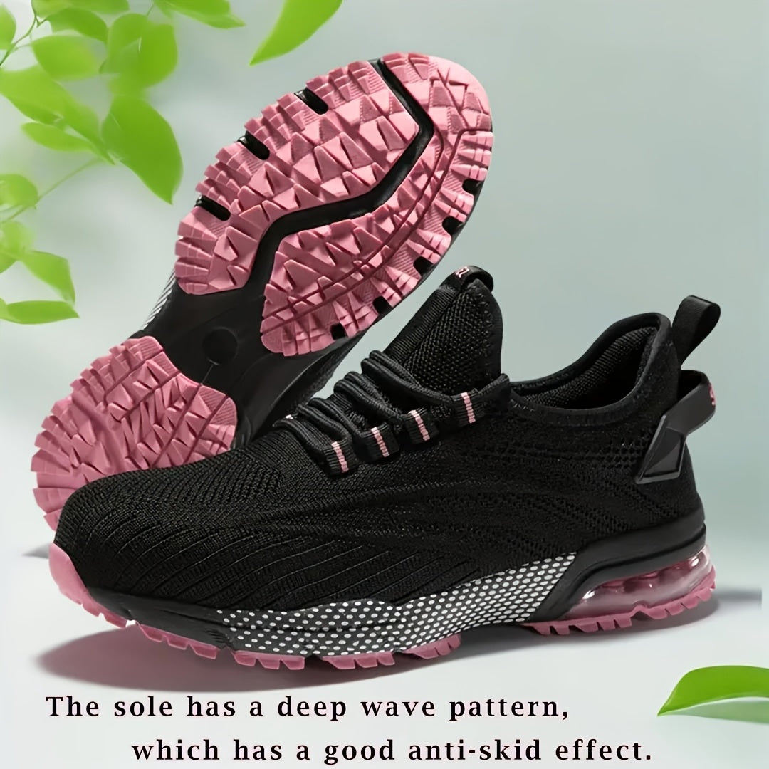 Women's Wide Width Slip-On Tennis Sneakers - Lightweight Breathable Sneaker Shoes with Non-Slip Sole, Cushioned Insole & TPR Sole Suitable for - Outdoor, Casual, Athletic Wear - Wide Width for Tennis, Walking, Everyday Use