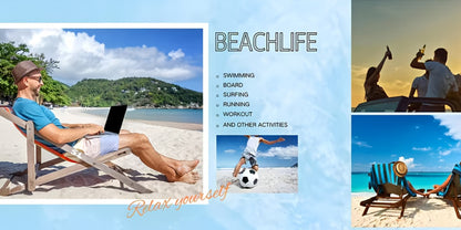 Men's Swimwear - Graphic Style 13957