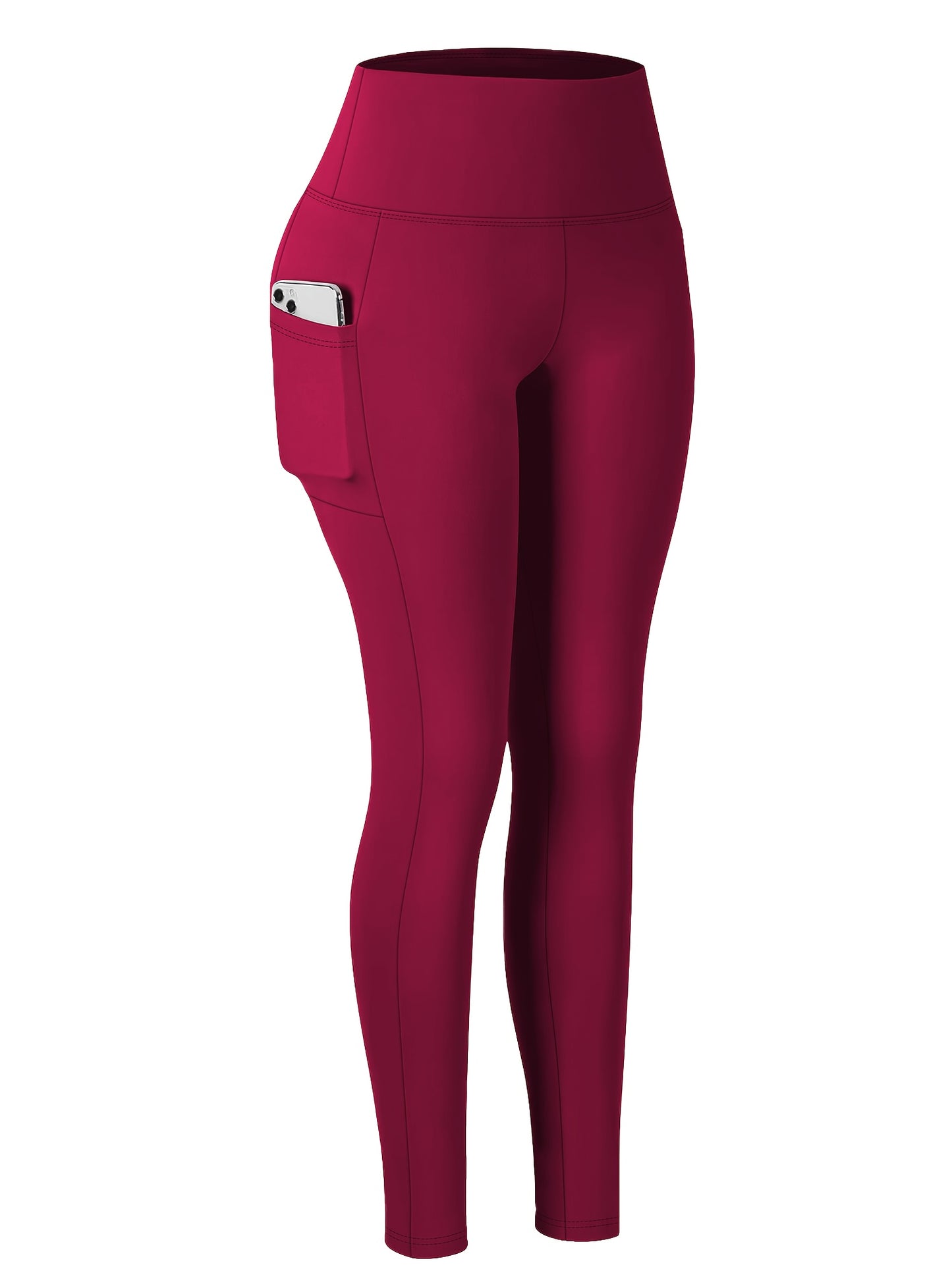 High-Waisted Women'S Yoga Pants - Tummy Control, Butt-Lifting, Soft Elastic Exercise Pants, Breathable Fitness Cycling Yoga Pants Suitable for All And Outdoor Sports Occasions