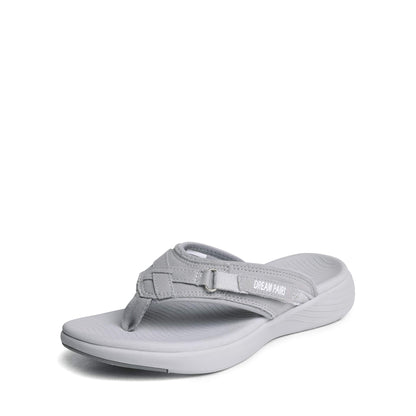 Women's Flip Flops Comfortable Thong Sandals Classic Casual Lightweight Thong Sandals Summer Sandals Comfortable Summer Beach Walking Thong Cushion Sandals Slip On Indoor Outdoor