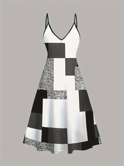Two-piece Dress: Simple And Fashionable Printed Top Paired With A Collision Long Coat, Elegant Two-piece Suit, Women'S Dresses, Collision Women'S Dresses, Women'S Elegant Dresses, Women'S Dresses, Tiffany Size Dresses