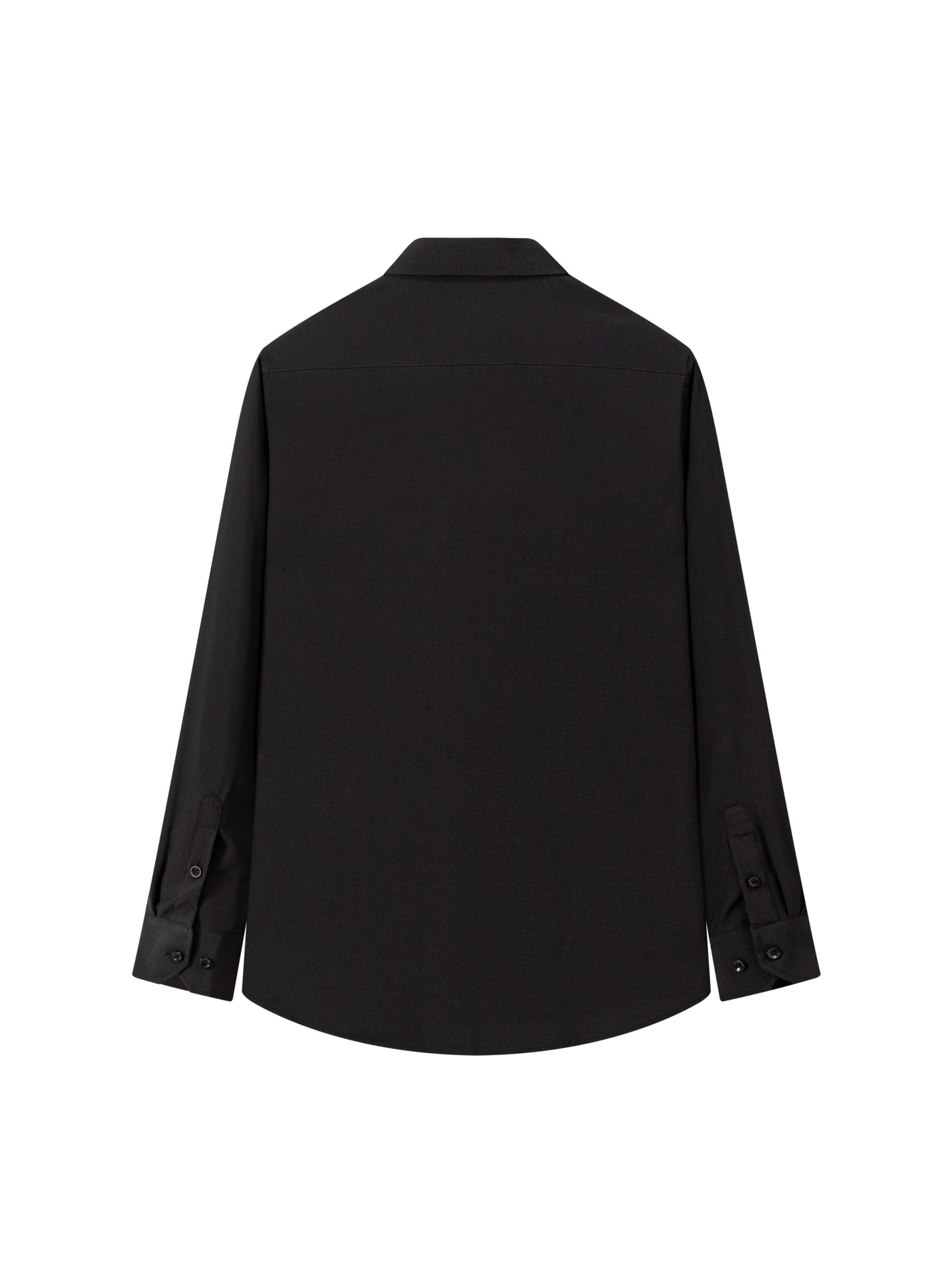 Men'S Long-Sleeve Shirt Made Of, Stretchy And Suitable for Business Attire, Wrinkle-Free Suit Shirt, Casual Short-Sleeve White Work Uniform