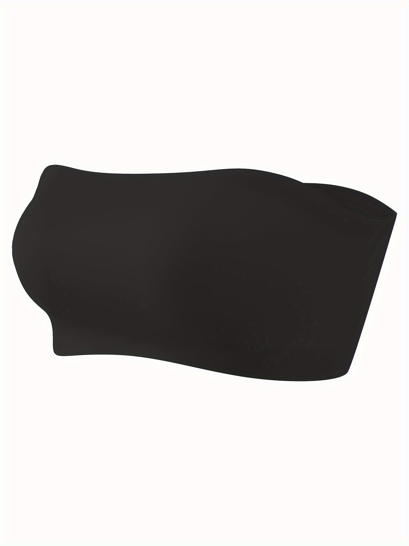 1pc ESSELEGANCE Seamless Wireless Bandeau Bra - Soft Nylon & Elastane Blend, No-Show Design, Beige/Nude, Comfortable Stretch Fit for Casual Attire