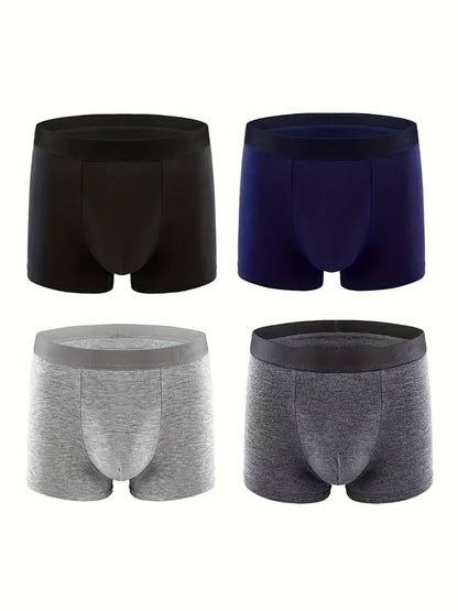 Men's Boxer Briefs - Breathable 4 Pack Classic