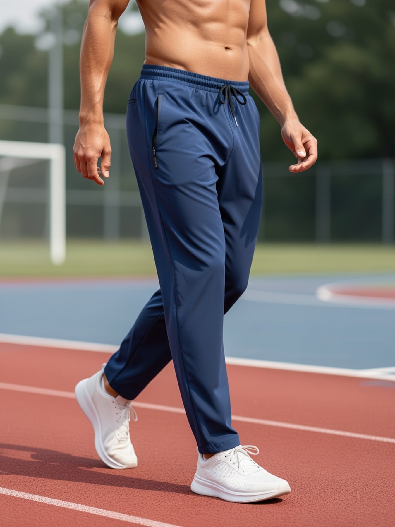 Summer Men'S 3pcs Multi-color Pants, Lightweight, Stretchy, Quick-drying Design, Suitable For Running, Rock Climbing, And Outdoor Activities, Cool, Breathable, Sporty, And Fashionable Style.