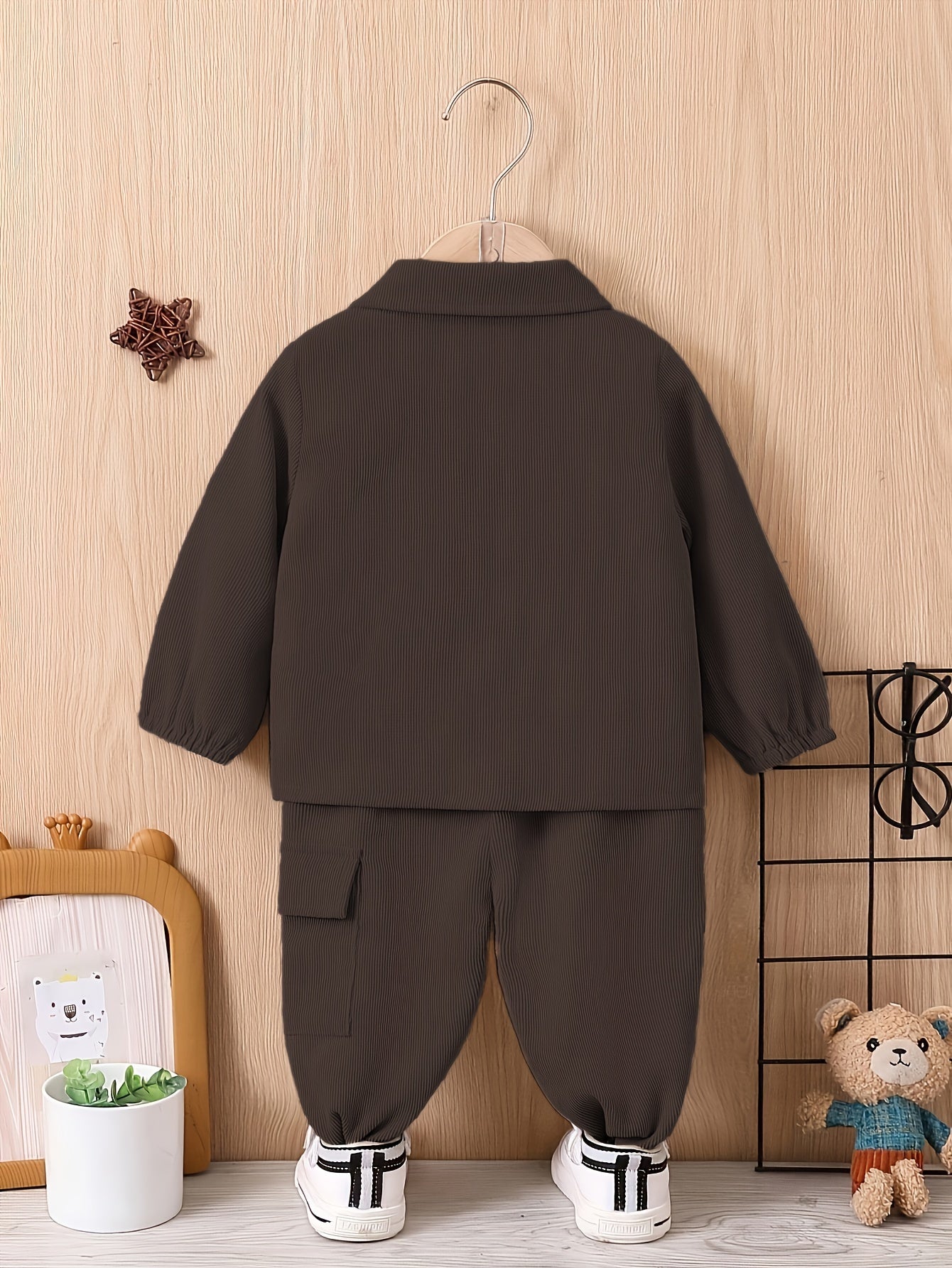 Children'S Suit Boys' Autumn Winter Clothes Baby Fashion Work Clothes 2pcs Boy'S Sports Suit Children, for Outdoor