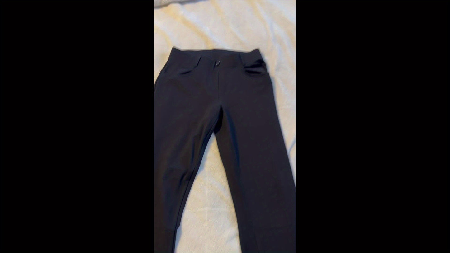 Women'S Work Yoga Dress Pants Flare Leg Stretch Yoga Slacks with 4 Pockets High Waist Tummy Control Soft Comfy Fabric Casual
