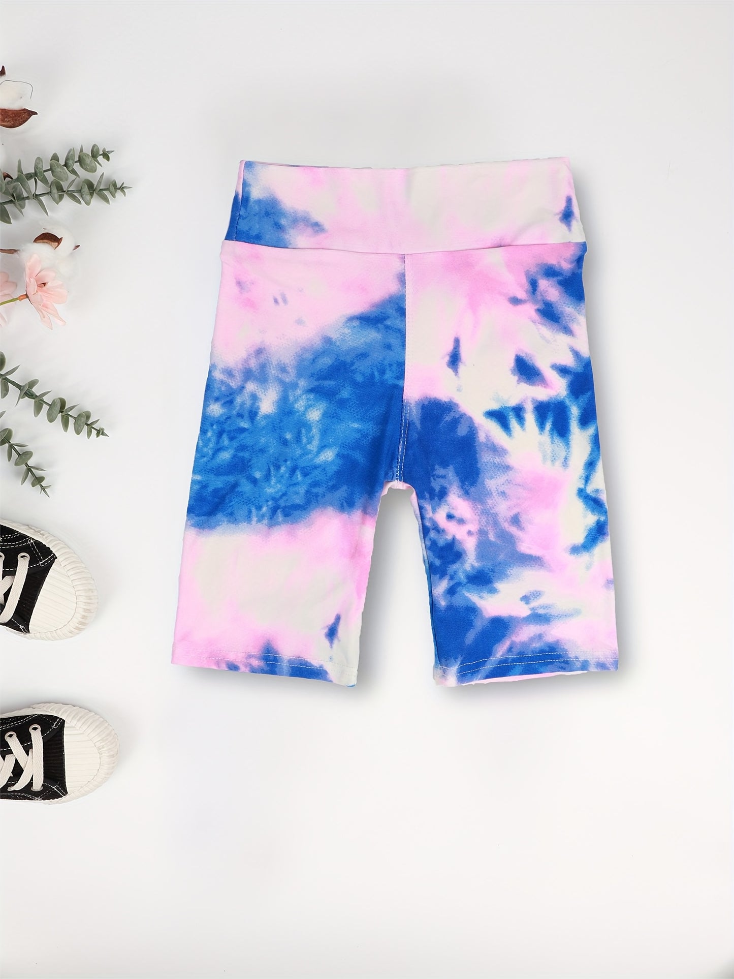 Girls' Mix Color Printed High-Waist Leggings - product view 12