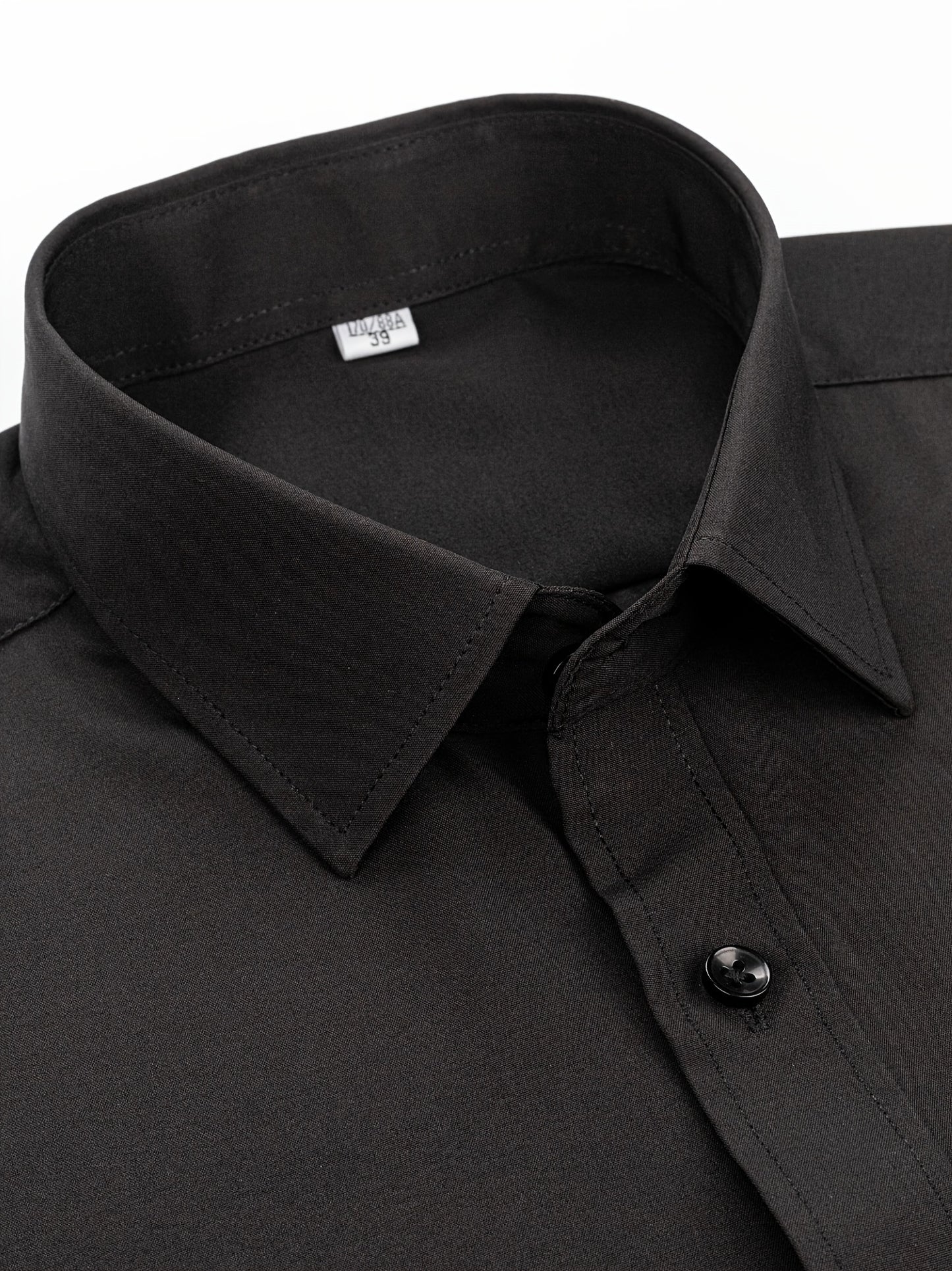 3pcs Men'S Stretch Long Sleeve Business Casual Dress Shirts