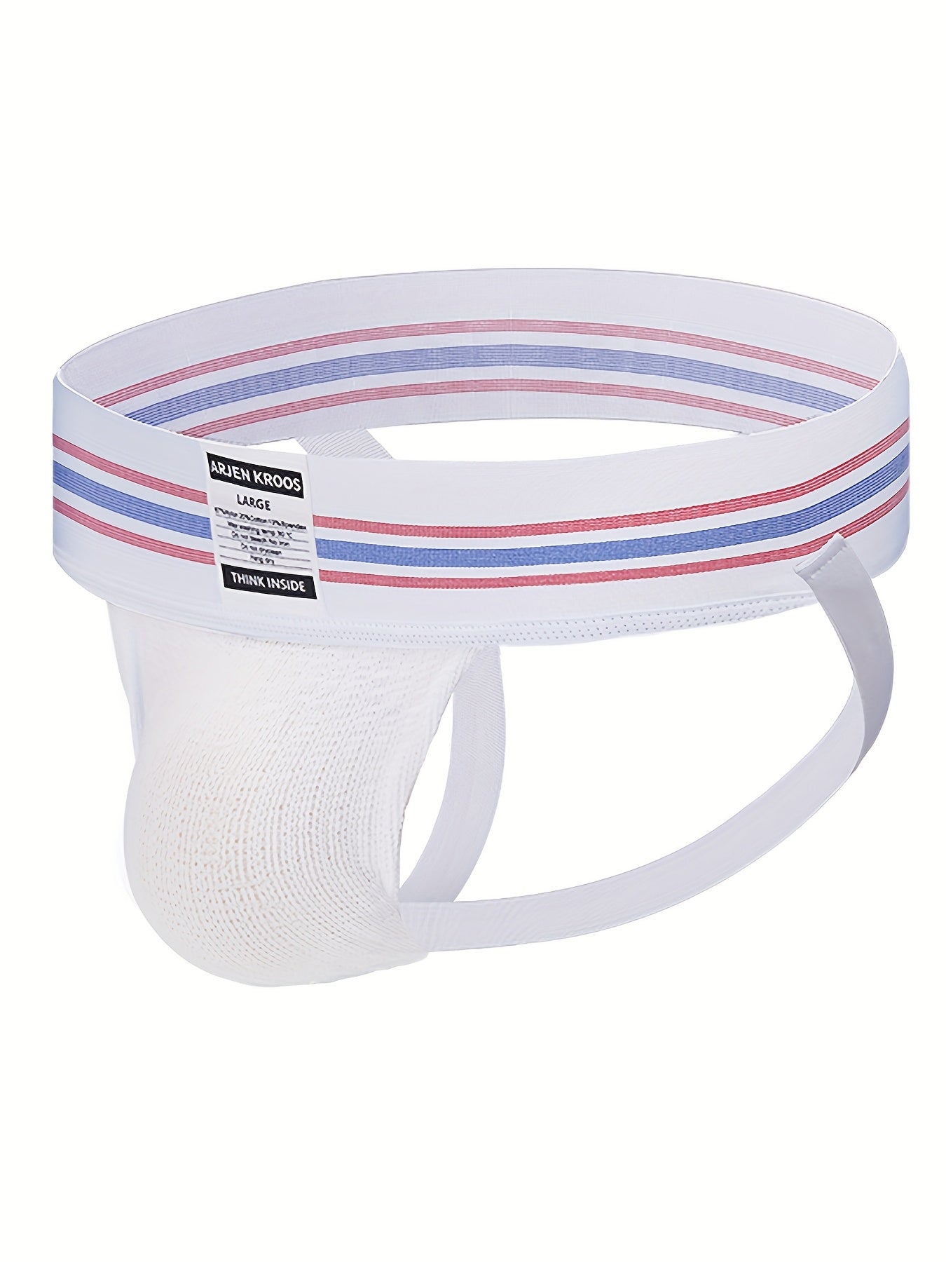 Arjen Kroos Men'S Jockstrap Athletic Support with a 3" Elastic Waistband And Ventilated Pouch, Ideal for Gym And Sports, Men'S Thong Underwear, Mankini, Papi Underwear for Men, Jock Straps for Men, Athletic Supporters for Men, Gym Jockstrap