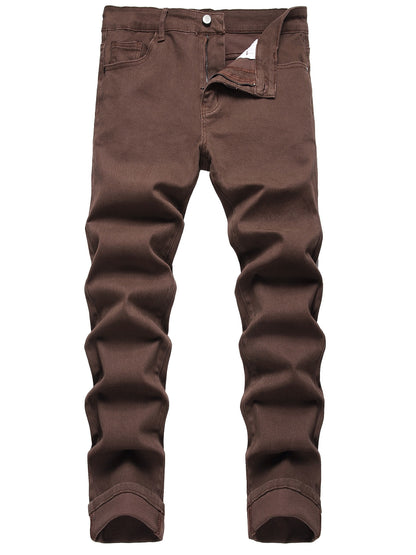 Men's Casual Slim Fit Stretch Jeans