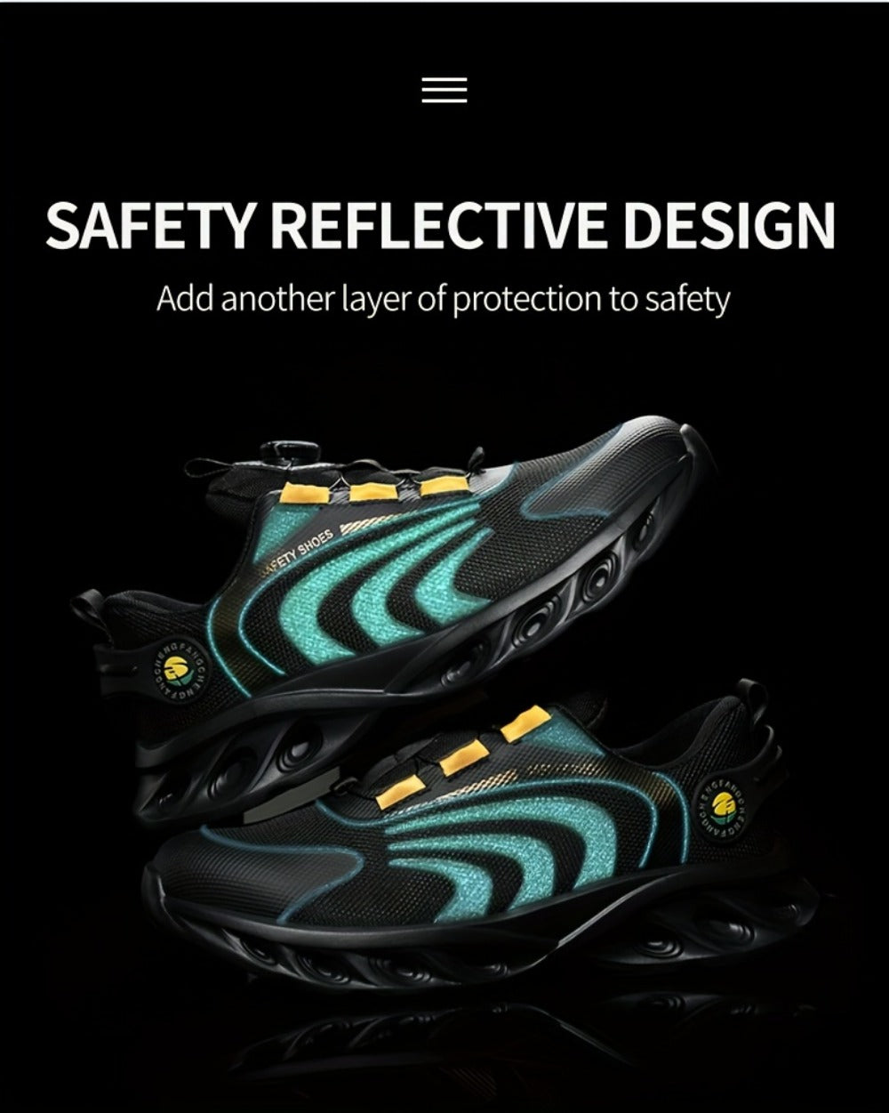Men's Work & Safety Shoes - Steel Toe Protection & Puncture Resistant 420517