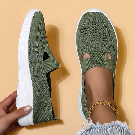 Women's Casual Loafers, Hollow Sports Shoes, Breathable Casual Shoes, Lightweight Outdoor Flat Shoes (plus Size) Suitable for Outdoor Casual Wear, Women Shoes