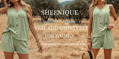 Mixed colors V-Neck Shorts - product view 11