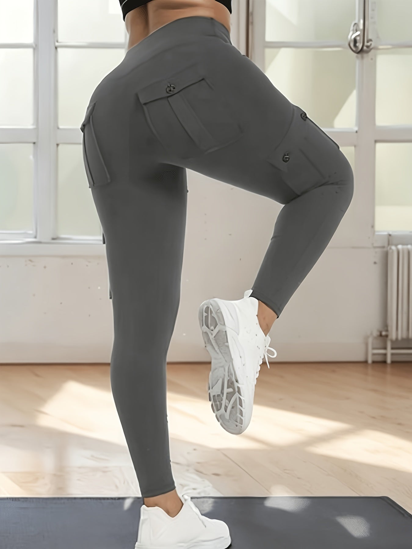 Women's Black Polyester Pants - product view 18