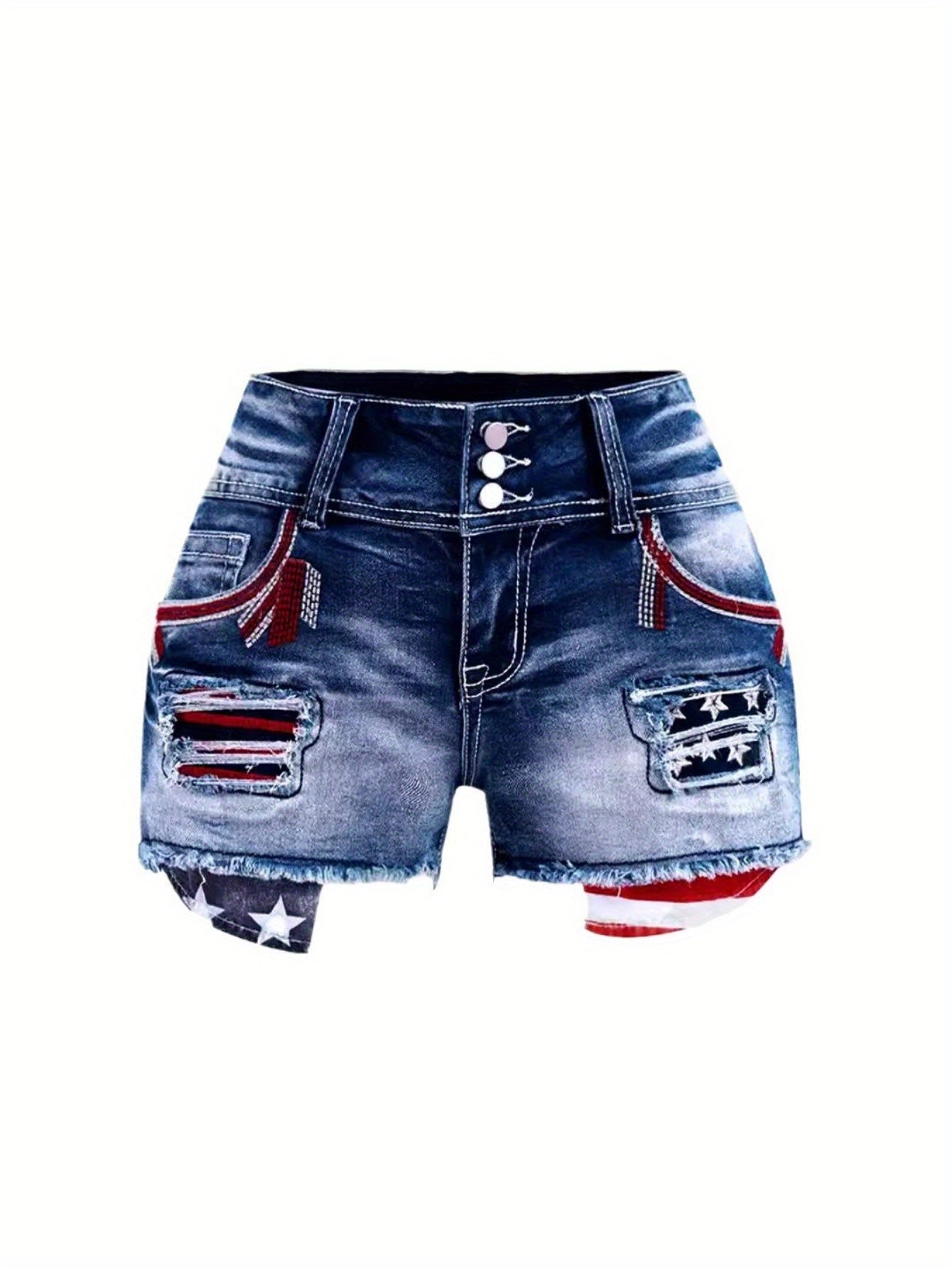 2025 Summer New Denim Mid-Length Shorts: Women's Ripped Five-Point Shorts, Stretch Washed Fabric, Comfortable and Breathable, Fashionable and Versatile, Create a Refreshing Summer Look! Upgrade Your Summer Wardrobe with These Stylish and Comfortable