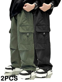 Military green and black