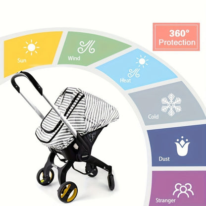 Baby Car Seat Cover - Breathable Covers Thick Berber