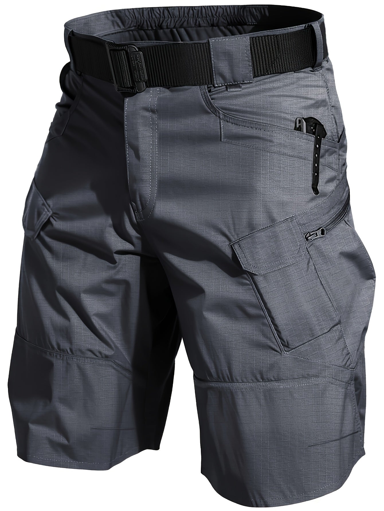 Men's Black+gray Shorts - product view 9
