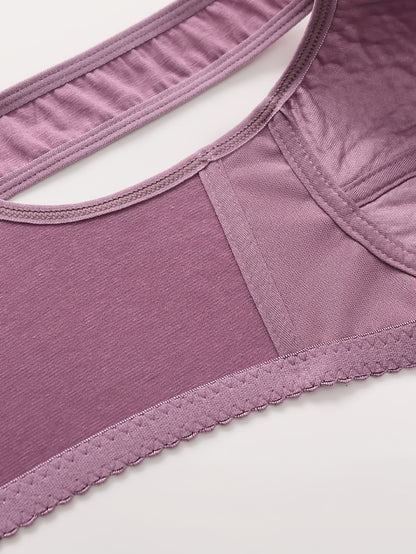 8-Pc Front-Closure Tank Top-Style Printed Comfortable And Breathable Women'S Underwear: Wire-Free, Stretch, Elegant, Sporty, Moisture-Wicking Bras for Moms And Mature Women (0XL-7XL)
