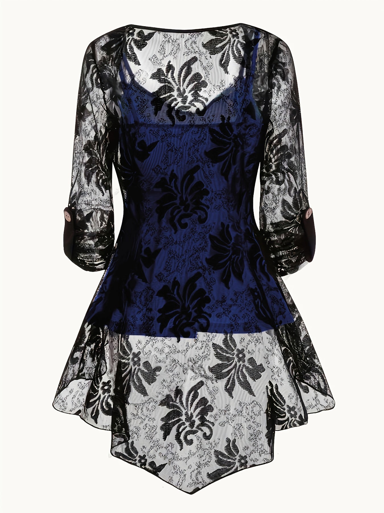 Timeless Plus Size 3-Piece Suit For Women - Lace Button Cardigan + Camisole & Trousers Set, Year-Round Office/Casual/Dinner Outfits 1XL-5XL