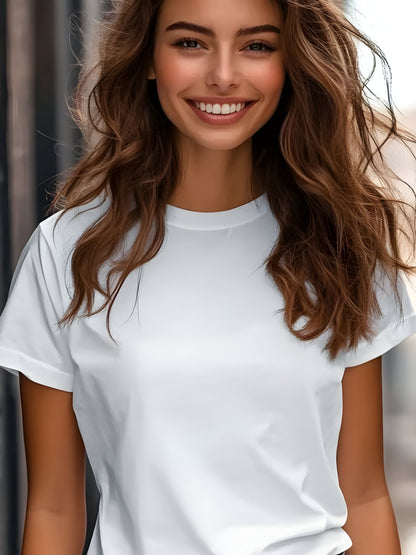10 Piece of Unisex Blank TShirt For Men or women Casual Short Sleeve Tee 100% Heavy Cotton Crew Neck, Soft Adorable Tees Tops