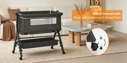Baby Bassinet - Bedside 3in Sleeper Wheels
