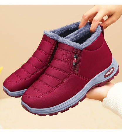 Winter Anti Cold Warm and Plush Snow Boots, Women' S Lightweight and Anti Slip Plush Warm Foot Shoes, Comfortable and Easy to Wear Wear-resistant Casual Shoes, Women Shoes