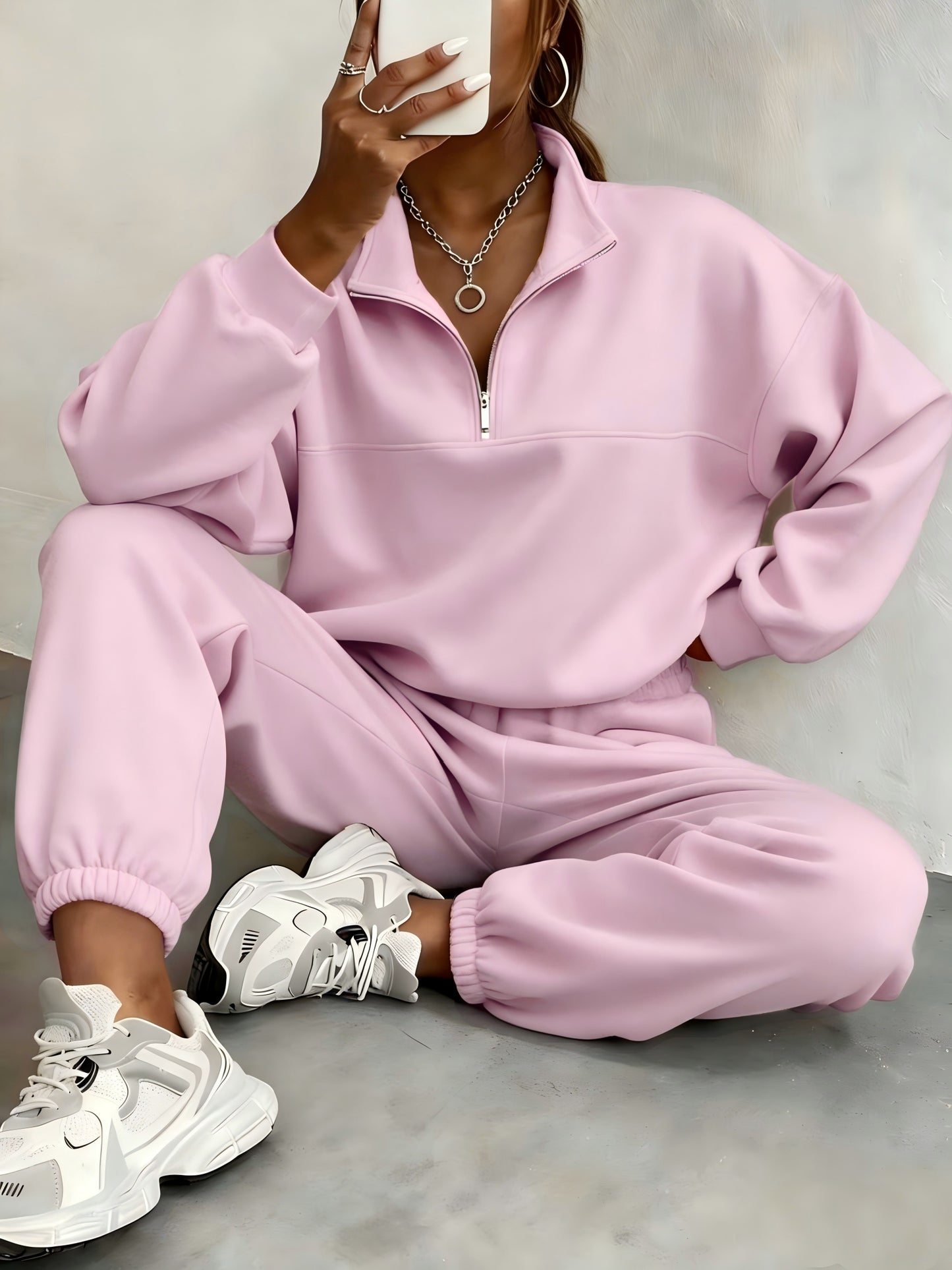 Sweat Suits Women Two Piece, Winter Clothes for Women Womens Sweatsuit Sets