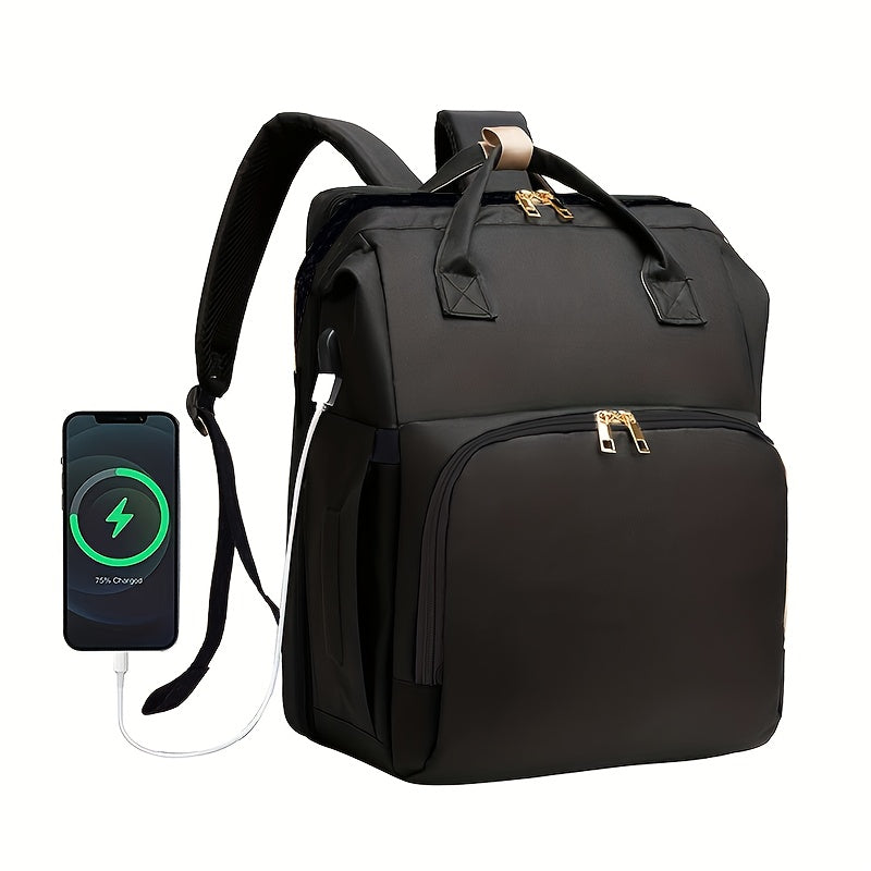Backpack for Diapers, Versatile Baby Changing Bags Featuring Stroller Straps And Pockets for Milk Bottles, Spacious Nappy Backpack Suitable for Boys And Girls, Stylish And