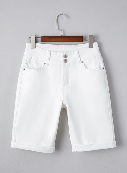 Women's Light Brown-1 Denim Shorts - product view 11
